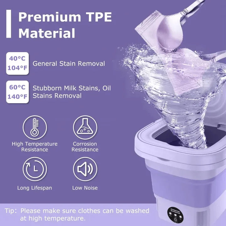 Portable Mini Folding Washing Machine