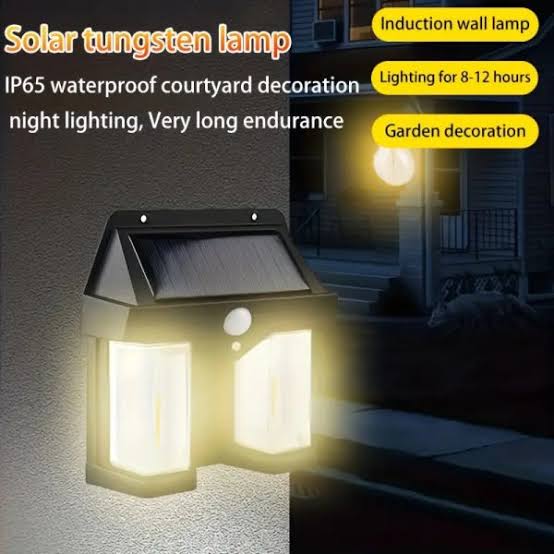 Double Head Antique Solar Sensor Lamp Wall